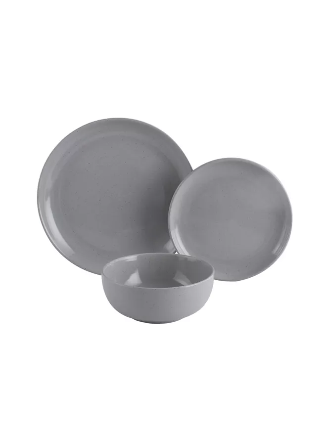 George Home Grey Speckle Dinner Set