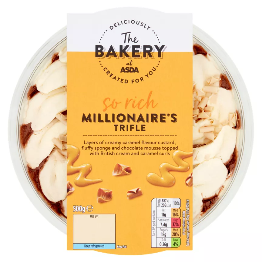 The BAKERY at ASDA Millionaire's Trifle