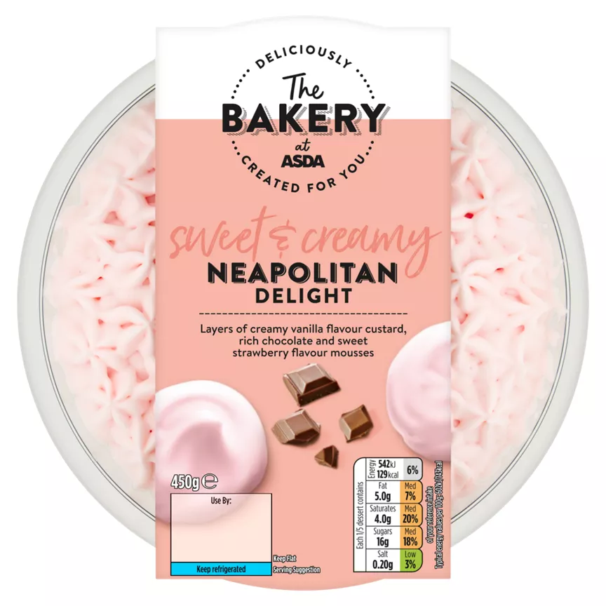 The BAKERY at ASDA Neapolitan Delight 450g