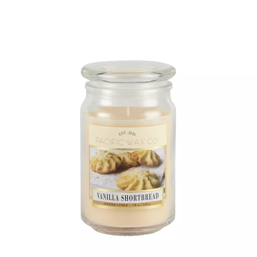 Pacific Wax Co Vanilla Shortbread Jar Candle