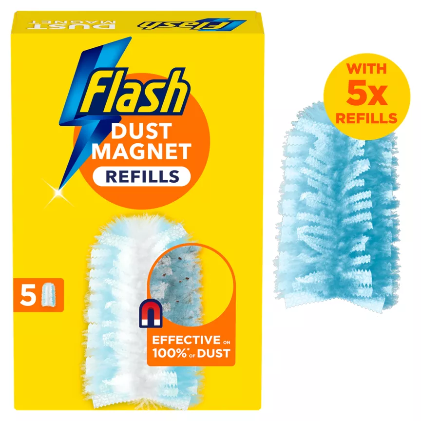 Flash Duster Dust Magnet Trap & Lock Refills 5 - Image 1