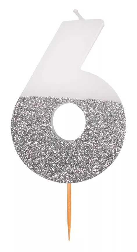 George Home Large Number Candle 6