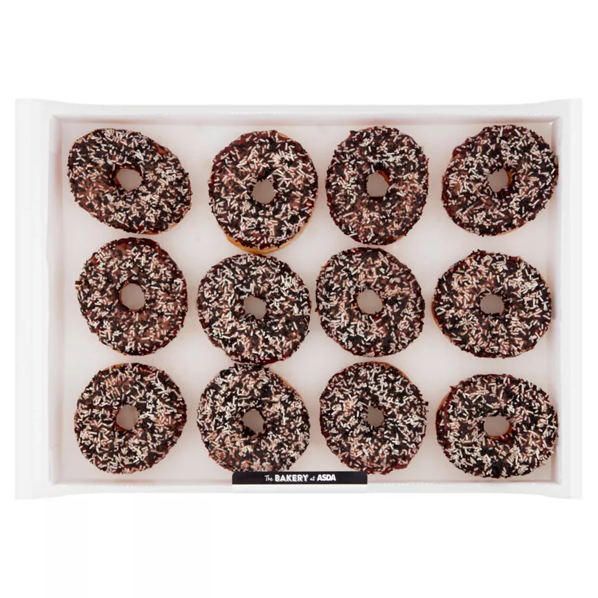 The BAKERY at ASDA 12 Choc Iced Donuts