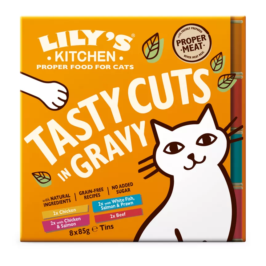 Lily's Kitchen Tasty Cuts in Gravy Multipack for Cats 8 x