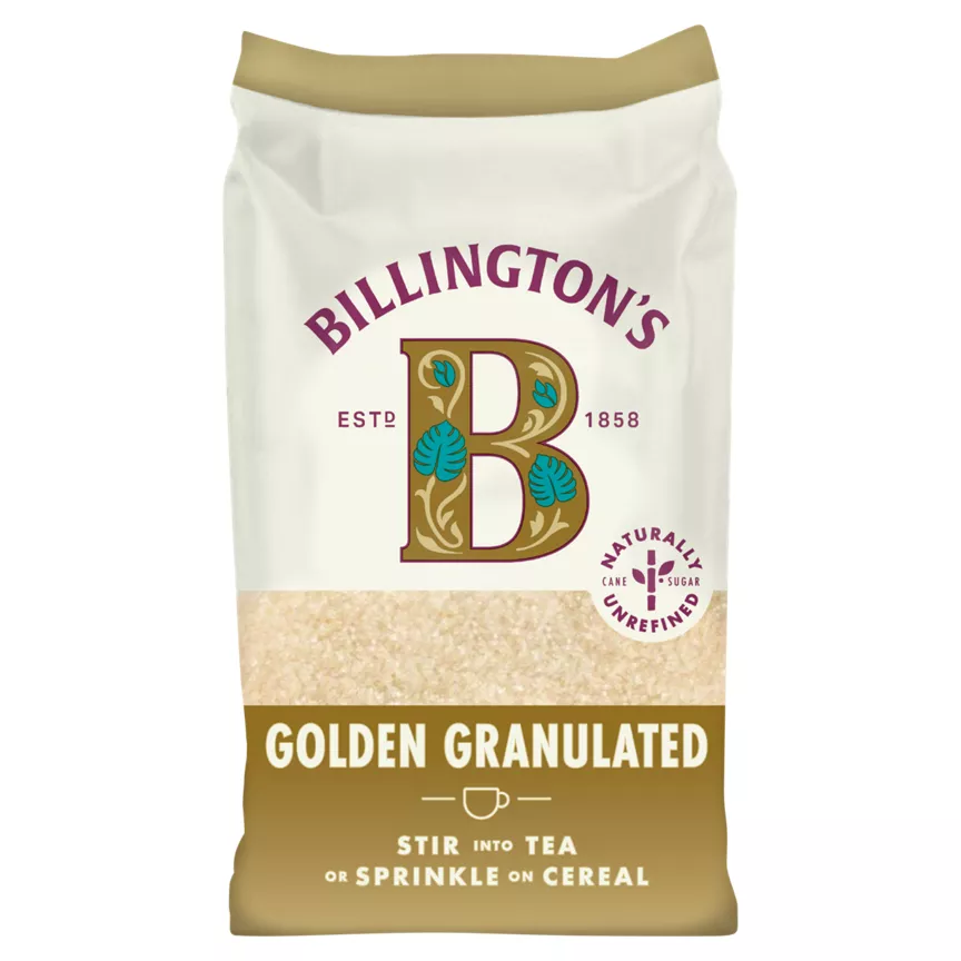 Billington's Golden Granulated Natural Unrefined Cane Sugar