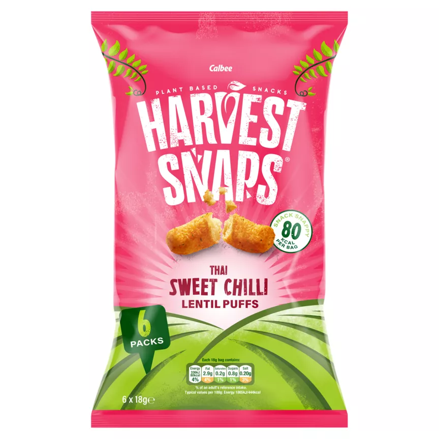 Harvest Snaps Thai Sweet Chilli Crispy Lentil Puffs