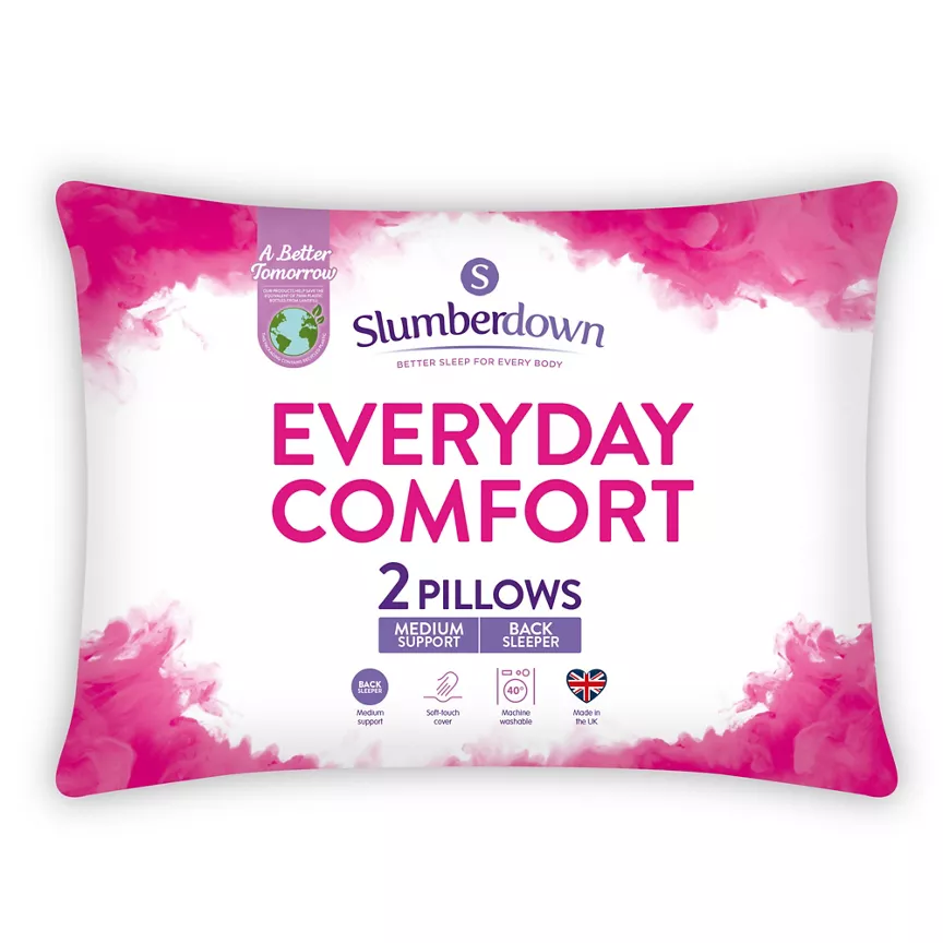 Slumberdown Everyday Comfort Pillow Pair