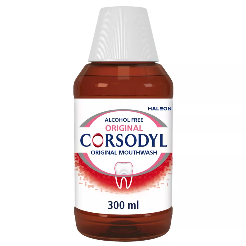 Corsodyl Medicated, Antibacterial Mouthwash, Original, Alcohol Free