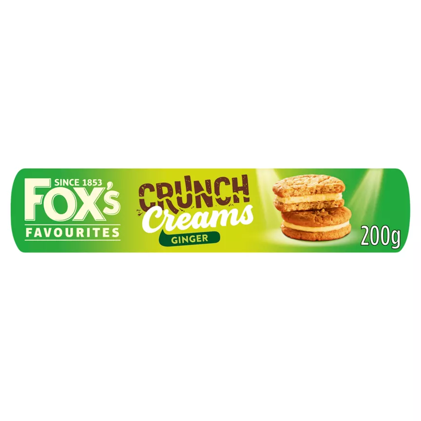Fox's Favourites Crunch Creams Ginger 200g