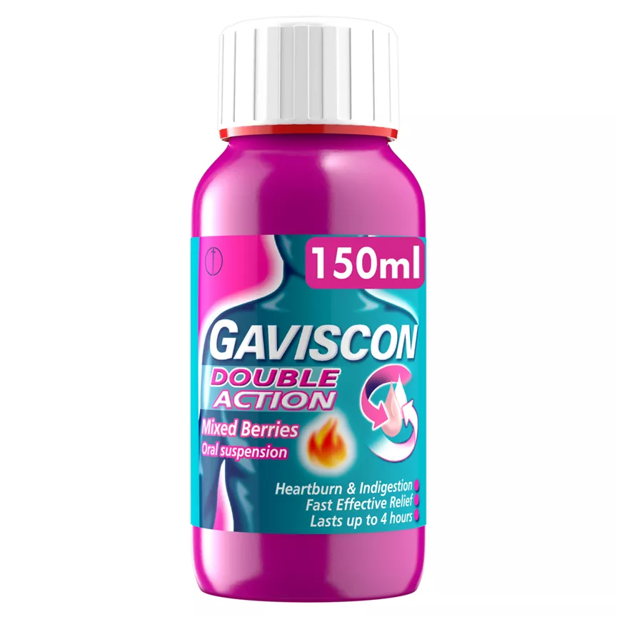 Gaviscon Double Action Mixed Berries Flavour Oral Suspension