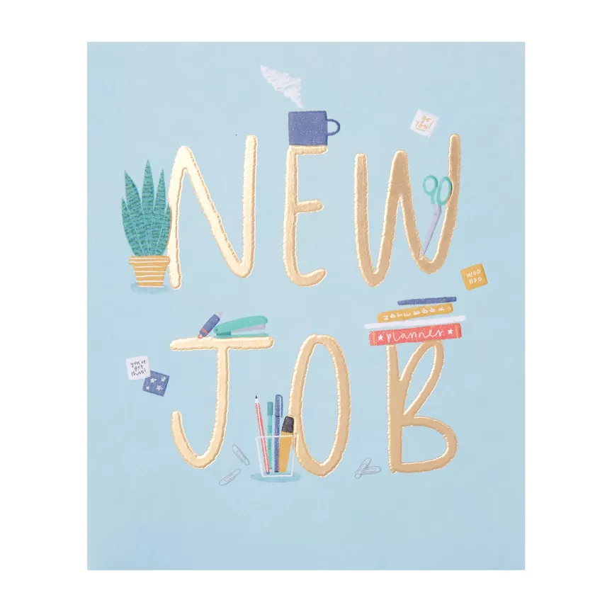 George Home Congratulations New Job Card