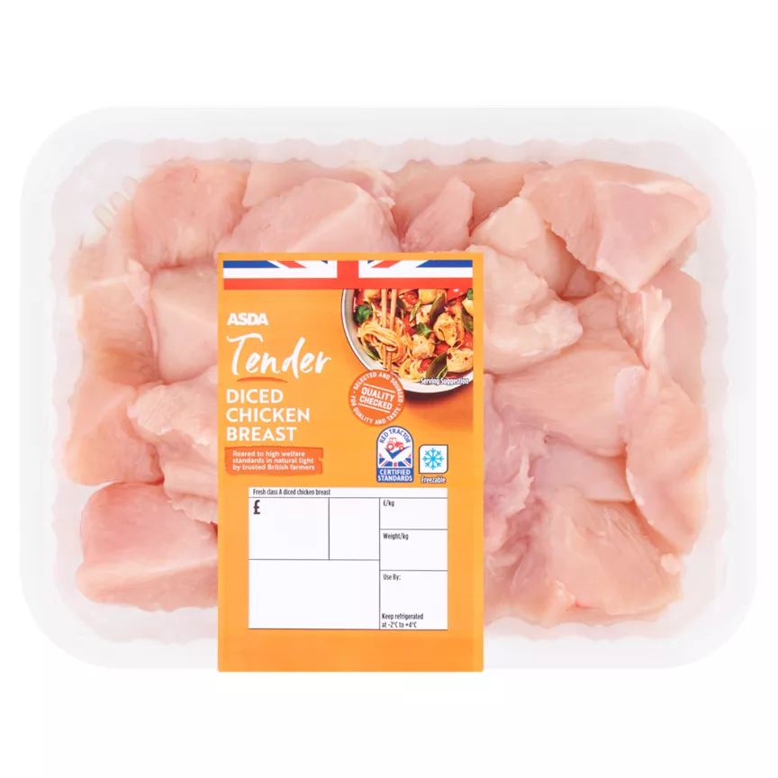 ASDA Tender Diced Chicken Breast