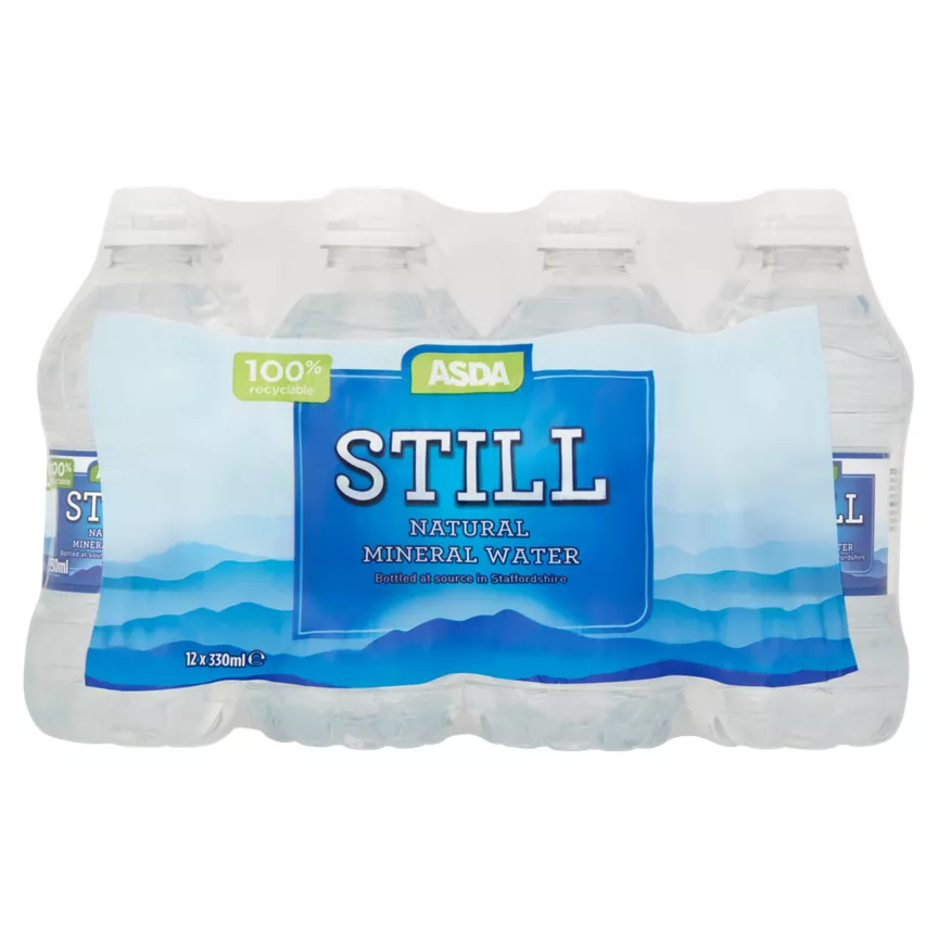 ASDA Still Natural Mineral Water 12 x 330ml
