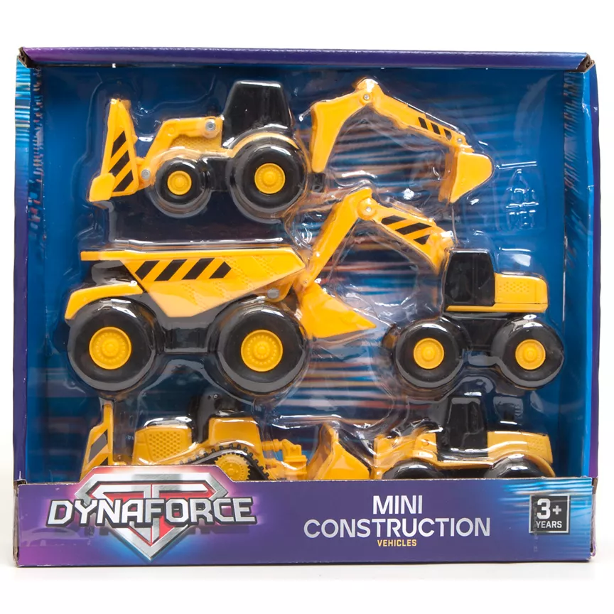 Dynaforce Mini Construction 5 Vehicles ( Age 3+ Years)