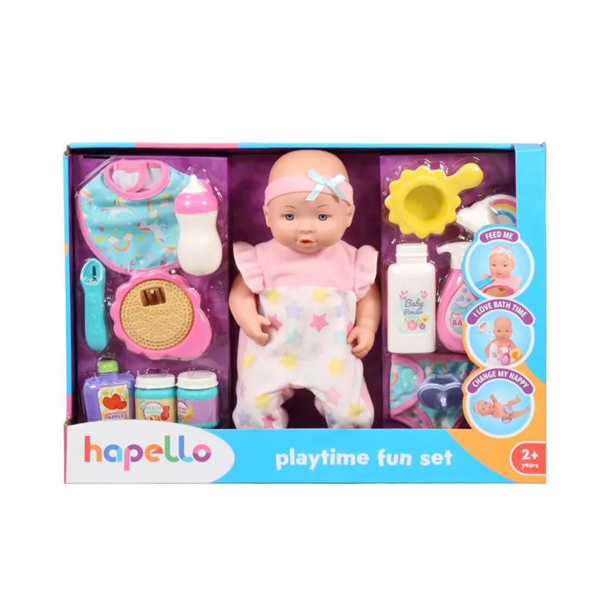 Hapello Playtime Fun Baby Doll Set (Age 2+ Years)