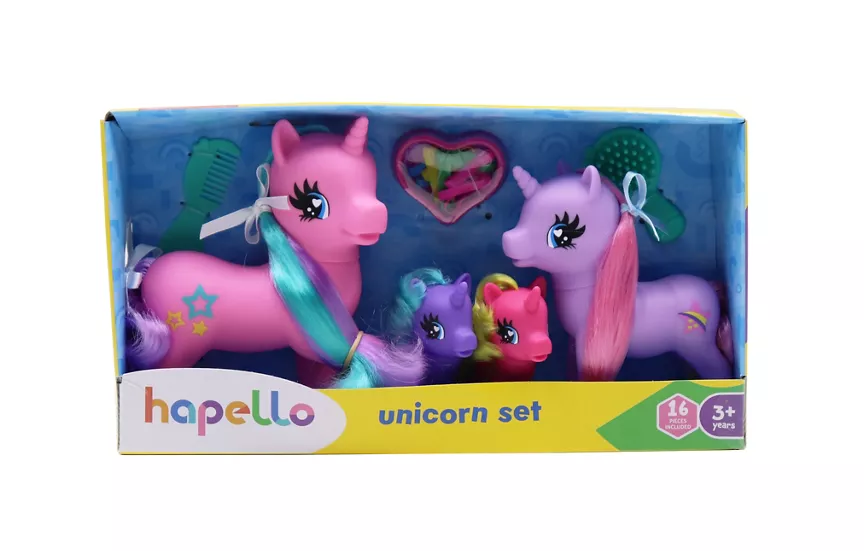 Hapello Mini Unicorn Play Set ( Age 3+ Years)
