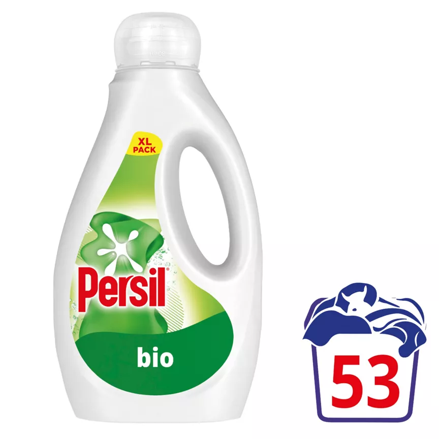 Persil Laundry Washing Liquid Detergent Bio 1.431 L (53 washes)