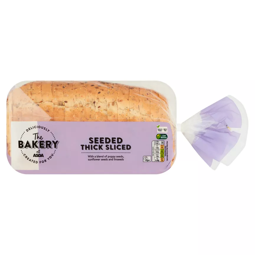 The BAKERY at ASDA Seeded Thick Sliced 800g