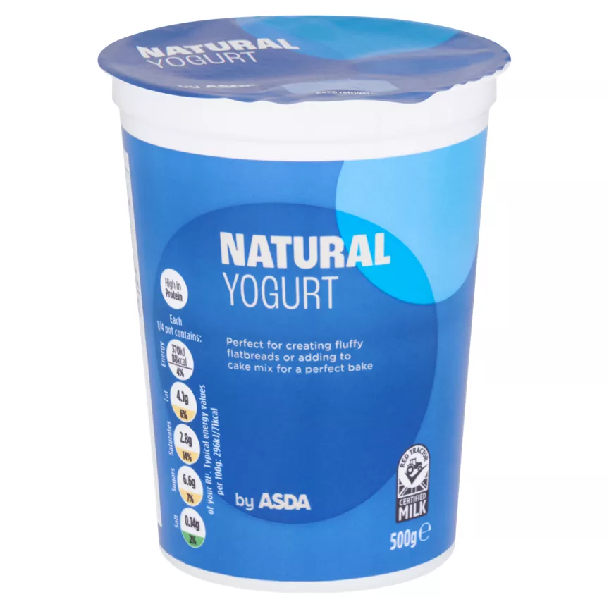 ASDA Natural Yogurt 500g