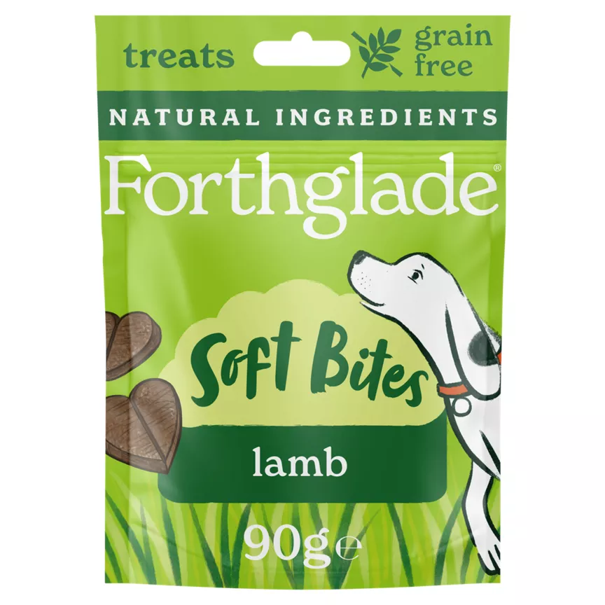 Forthglade Natural Soft Bite Treats with Lamb 90g