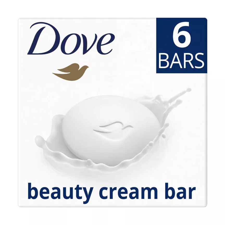 Dove Beauty Bar Original 6 x 90 g - Image 1