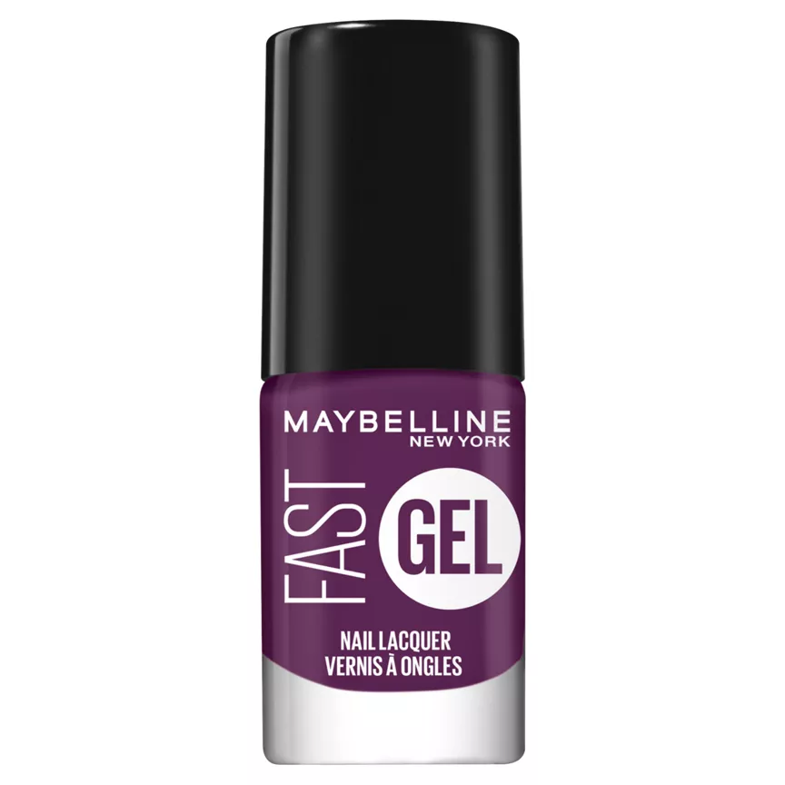 Maybelline Fast Gel Nail Lacquer Wicked Berry 8 Long-Lasting Nail Polish 7ml