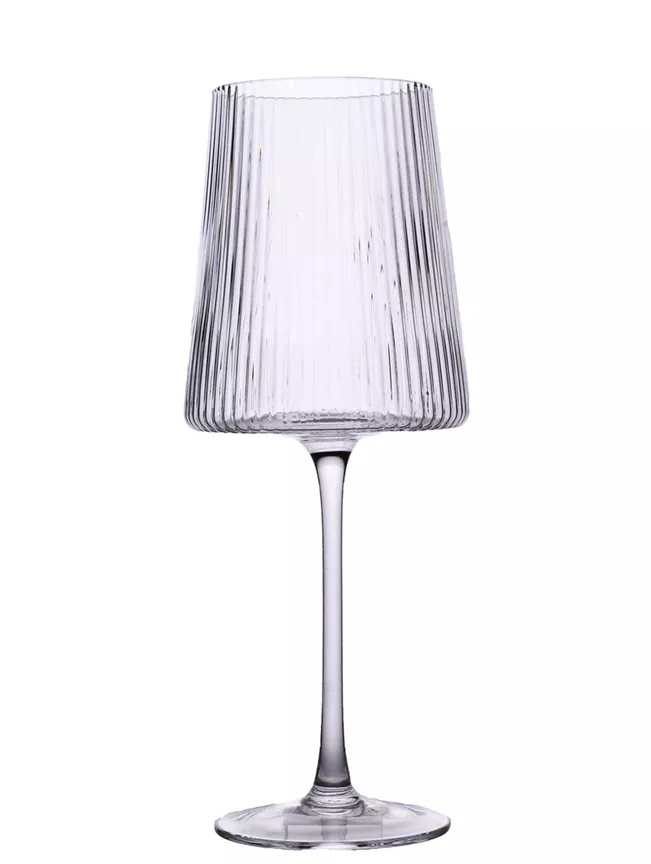 George Home Ribbed Wine Glass 2 Pack