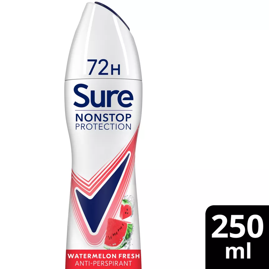 Sure Anti-perspirant Deodorant Aerosol Uplifting & Fresh Nonstop Protection 250 ml
