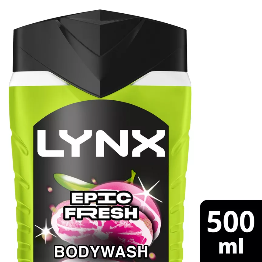 Lynx Epic Fresh Shower Gel Grapefruit & Tropical Pineapple Scent 500 ML