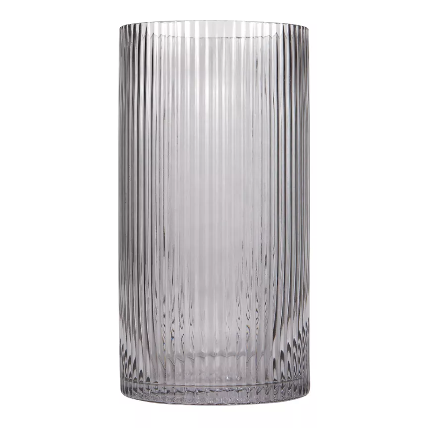 George Home Ribbed Glass Vase