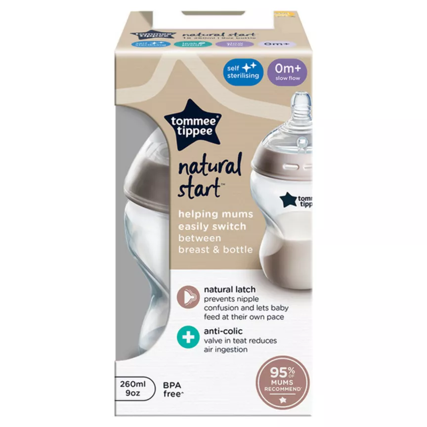 Tommee Tippee Closer to Nature Baby Bottle 0+ Months