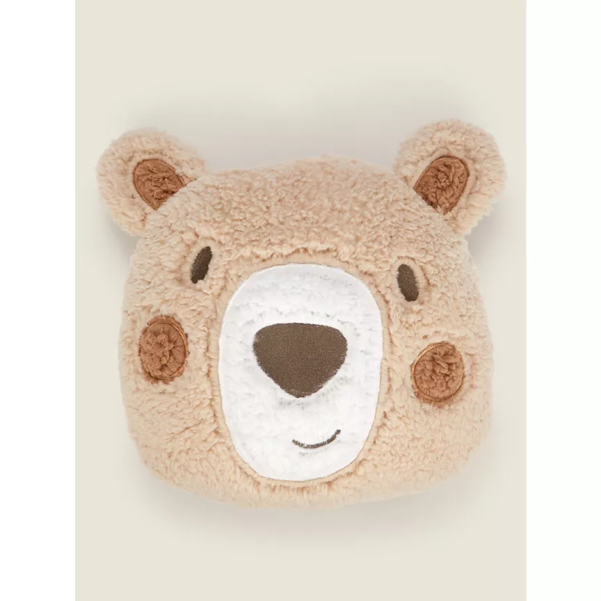 George Home Natural Bear 3D Cushion