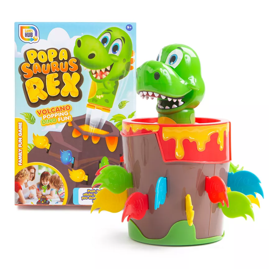 Games Hub Popa Saurus Rex Dino Pop Game (Age 3+ Years)