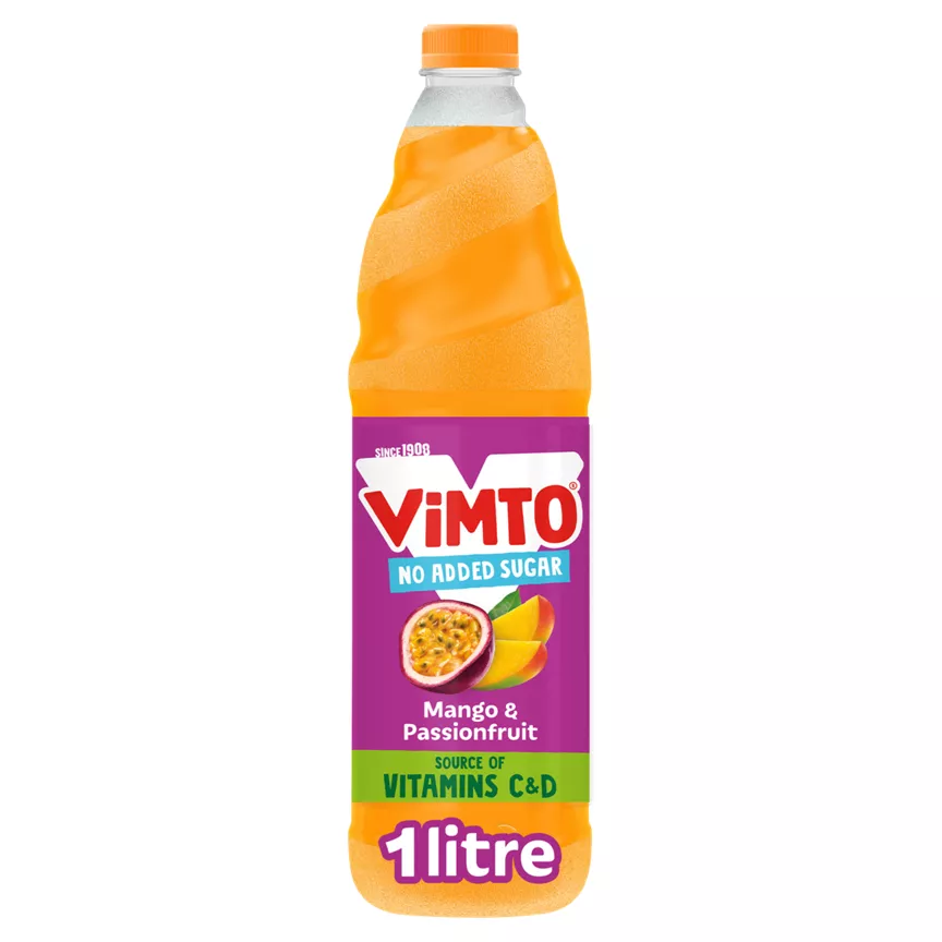 Vimto Real Fruit Squash Mango & Passionfruit - Image 1
