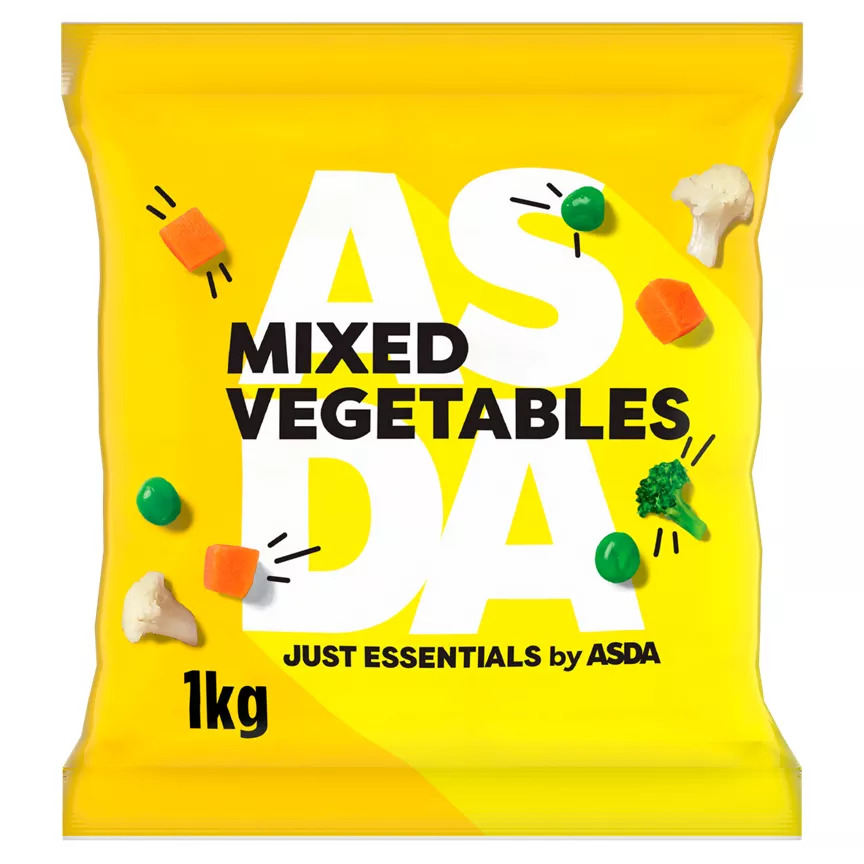 JUST ESSENTIALS by ASDA Mixed Vegetables 1kg