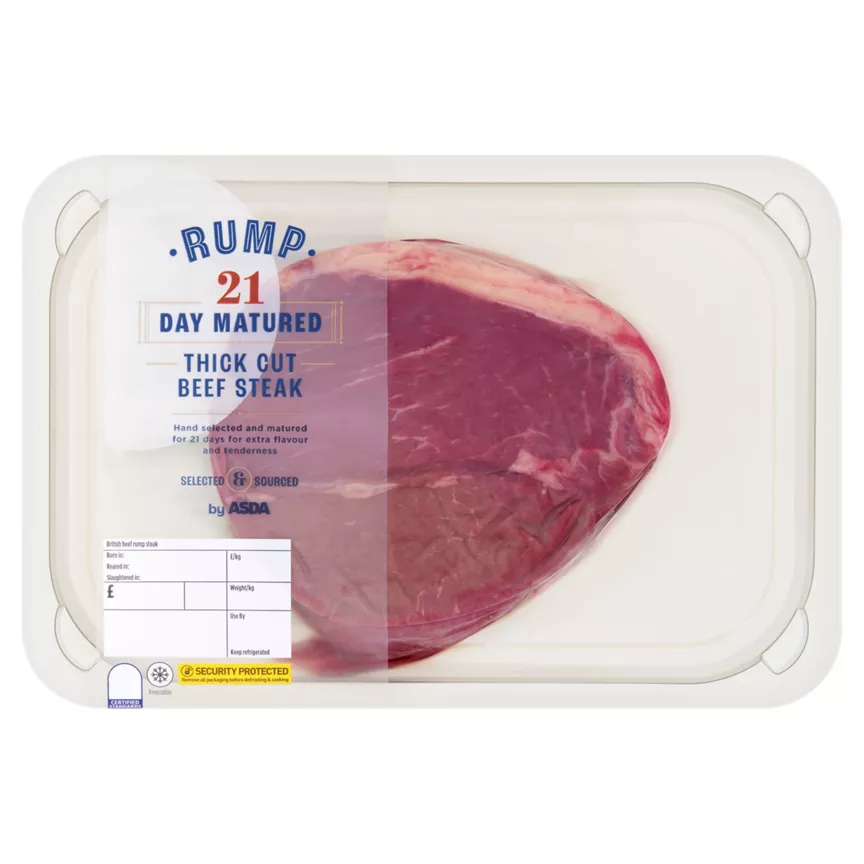 ASDA Rump Thick Cut Beef Steak 450g