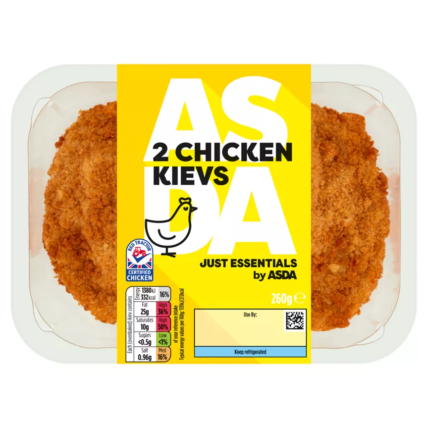 JUST ESSENTIALS by ASDA 2 Chicken Kievs