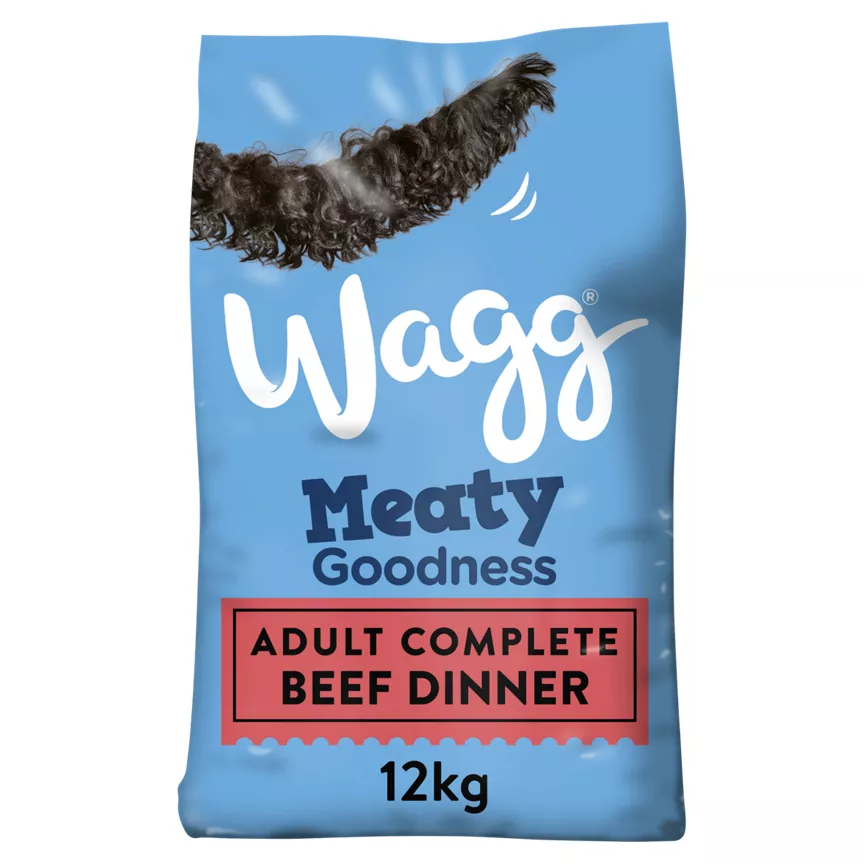 Wagg Meaty Goodness Adult Dog Dry Food Complete Beef Dinner