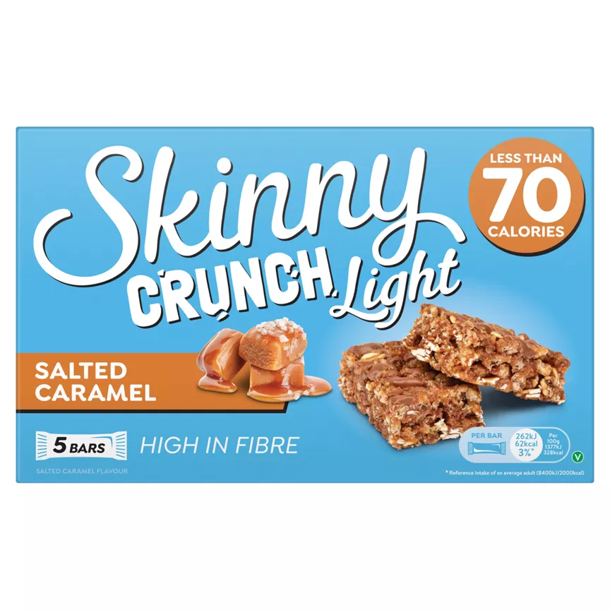 Skinny Crunch Light Salted Caramel Bars