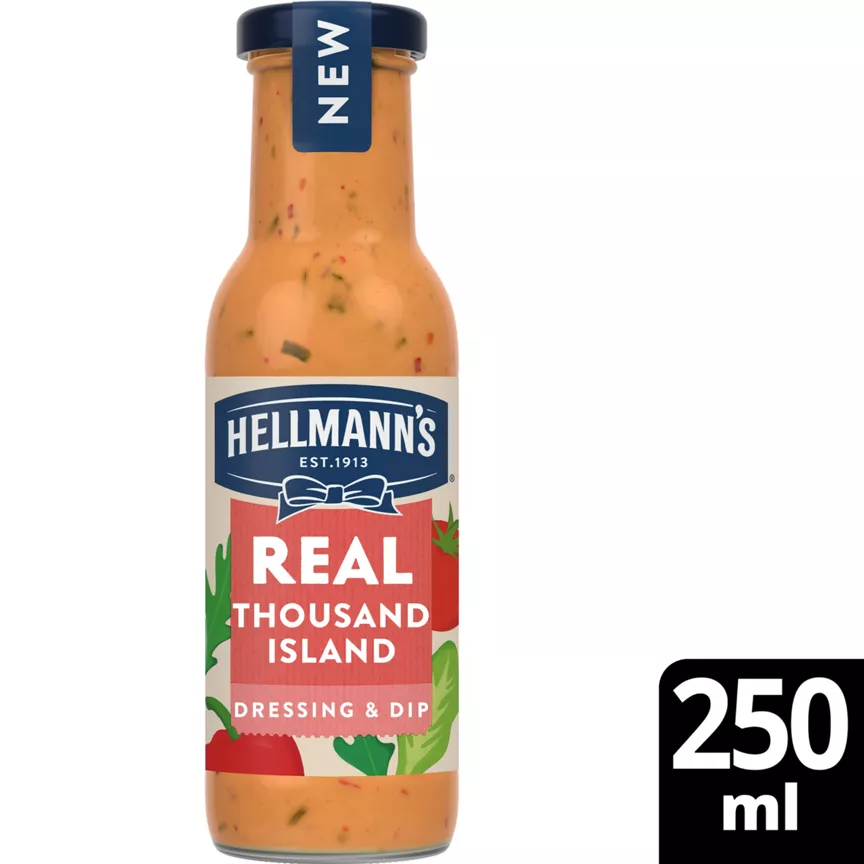 Hellmann's Real Thousand Island Salad Dressing & Dip - Image 1