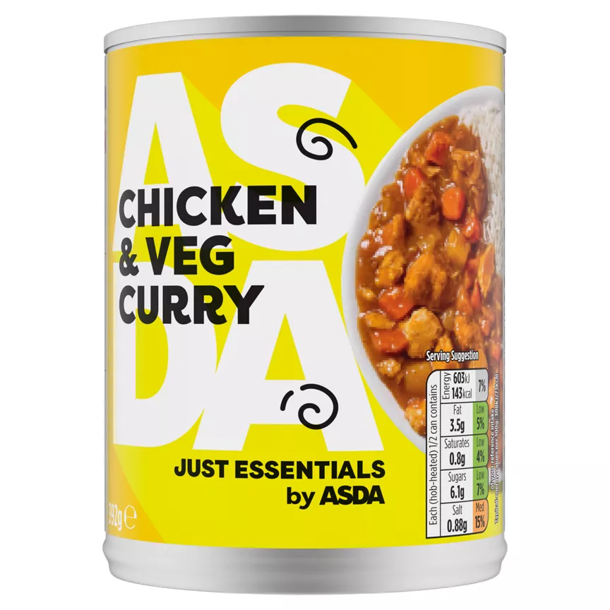 JUST ESSENTIALS by ASDA Chicken & Veg Curry