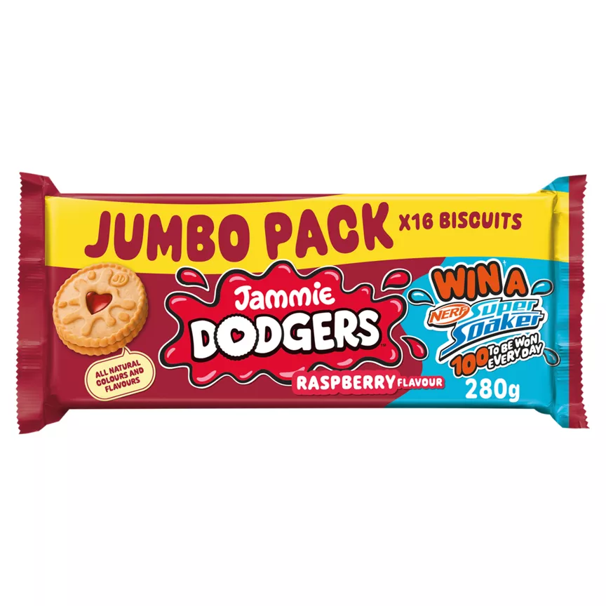 Jammie Dodgers 16 Biscuits Raspberry Flavour