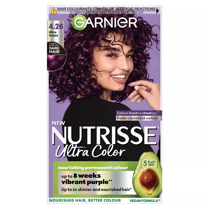 Garnier Nutrisse Ultra Color Intense Permanent Hair Dye Ultra Violet