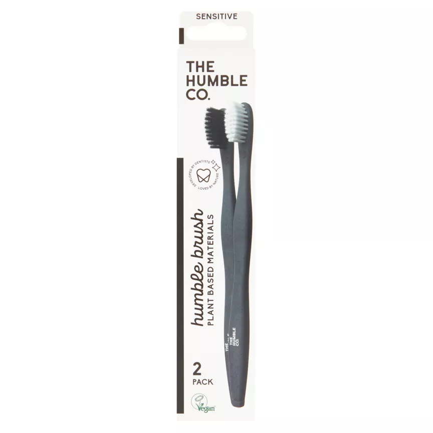 The Humble Co. Humble Brush Plant Based Sensitive Toothbrush 2 Pack - Image 1