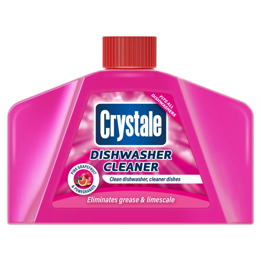 Crystale Dishwasher Cleaner Pink Grapefruit and Pomegranate