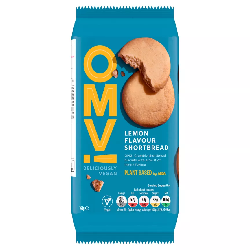 ASDA Vegan Lemon Shortbread Cookies 162g