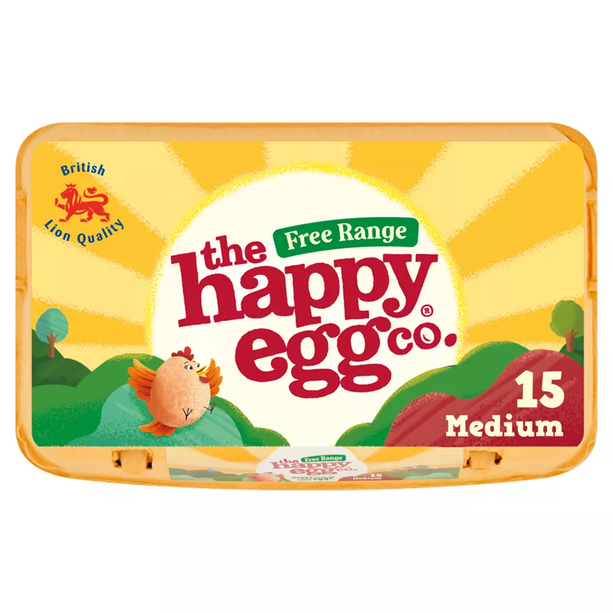 The Happy Egg Co Free Range 15 Medium