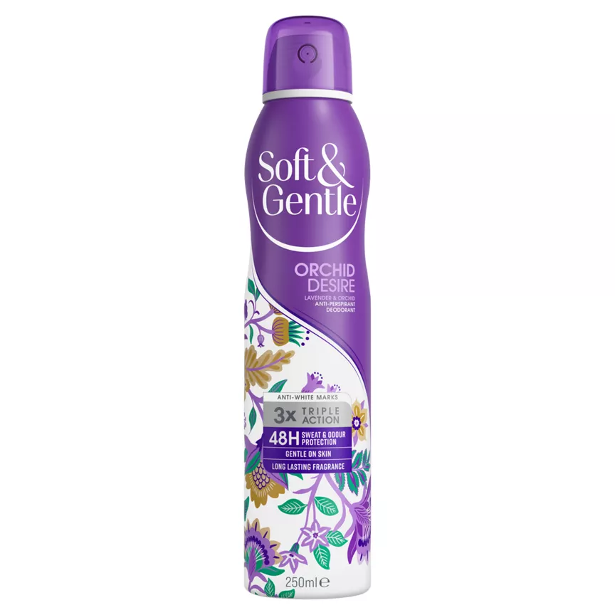 Soft & Gentle Orchid Desire Lavender & Orchid Anti-Perspirant Deodorant 250ml