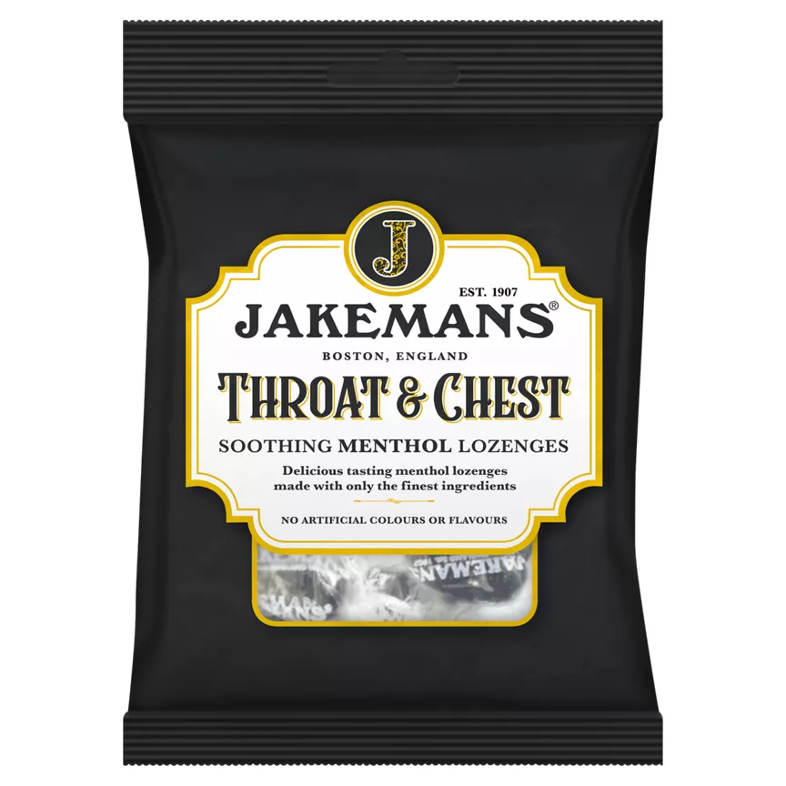 Jakemans Throat & Chest Soothing Menthol Lozenges