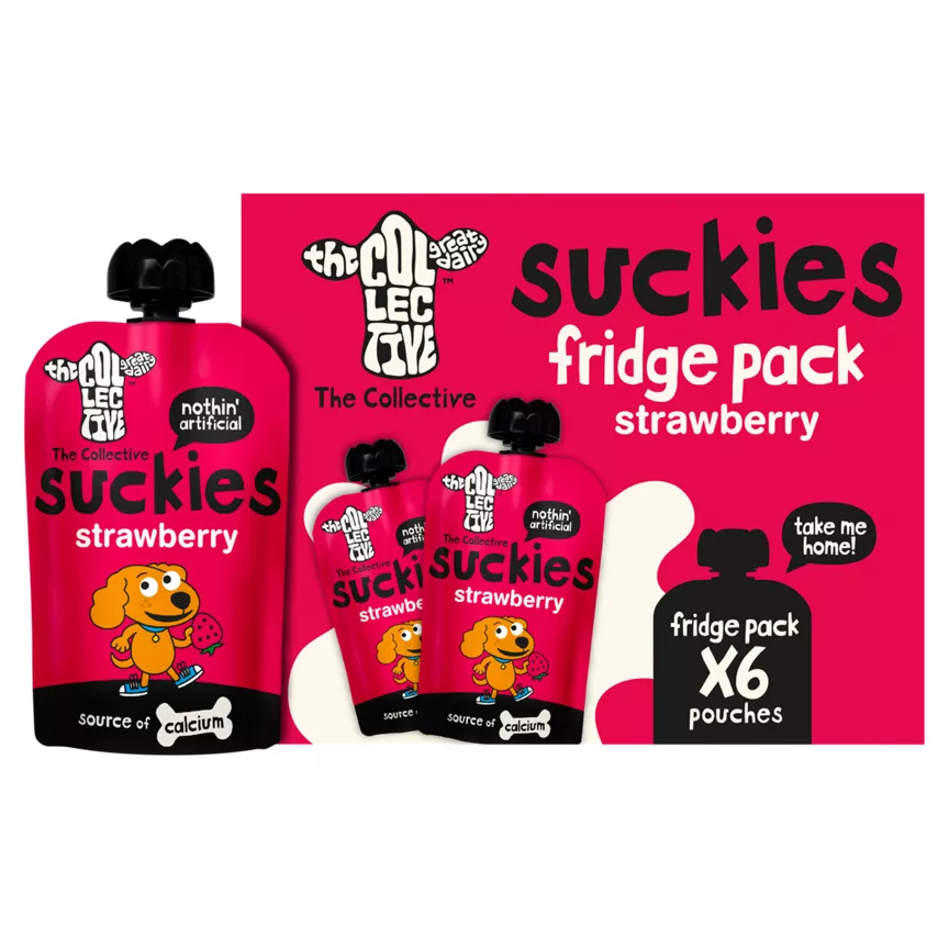 The Collective Great Dairy Suckies Fridge Pack Strawberry